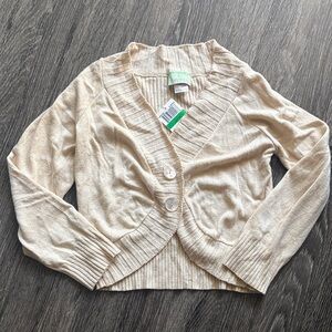 Y2K Vintage NWT Cropped Sweater Cardigan